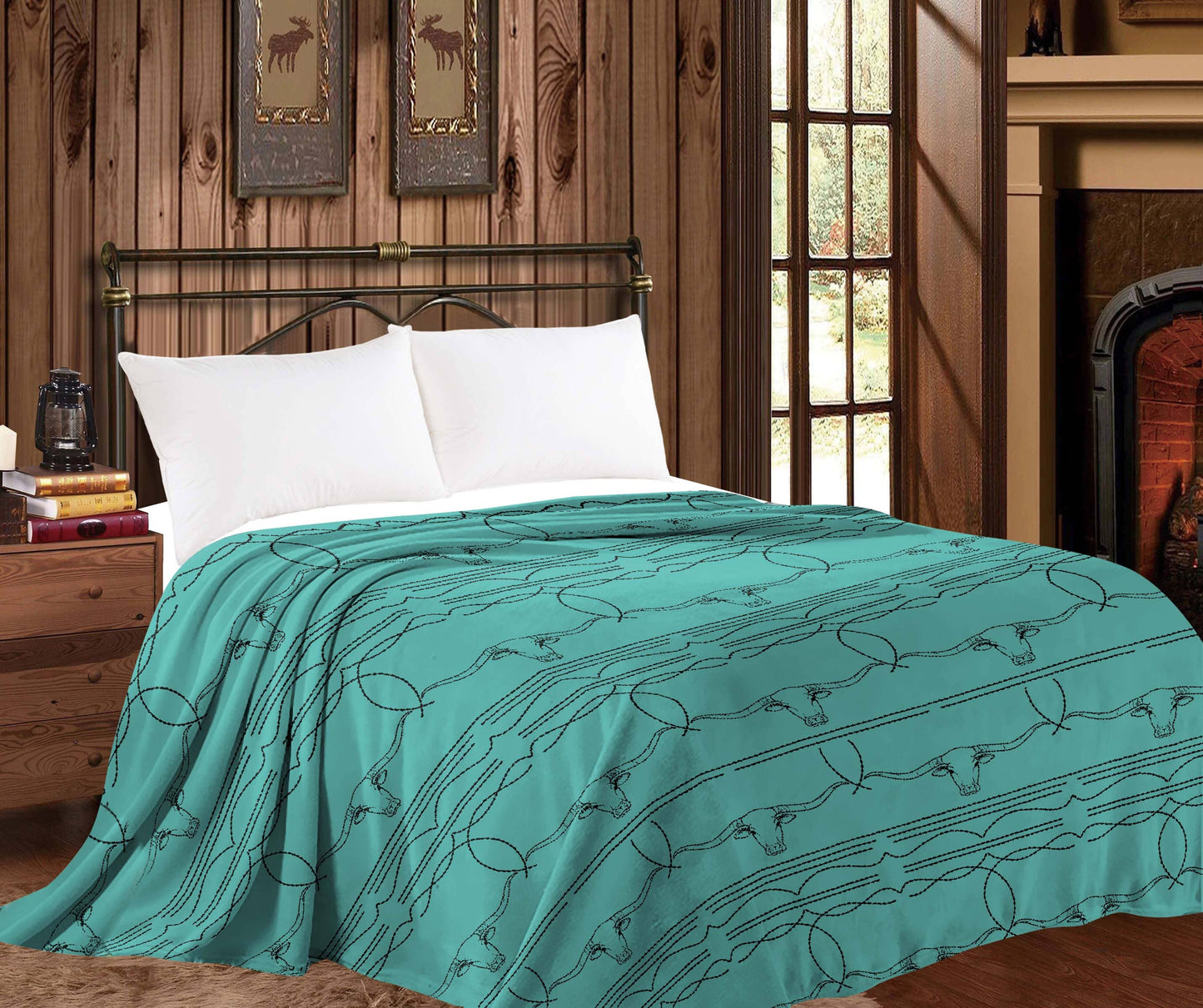 Boot Stitch Mia Throw Blanket