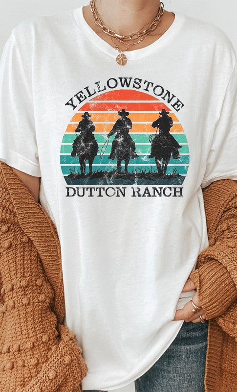 Yellowstone Dutton Ranch PLUS Western Graphic Tee