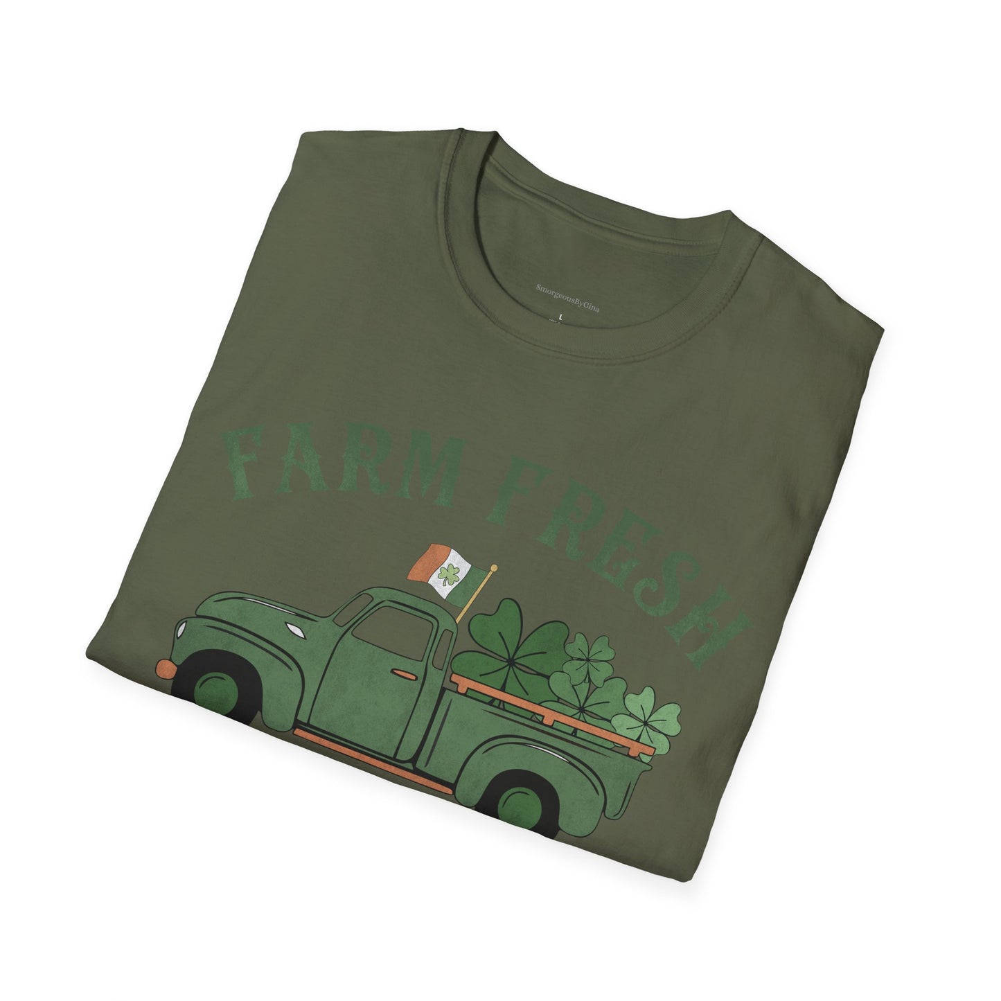 Farm Fresh Four Leaf Clovers Softstyle T-Shirt