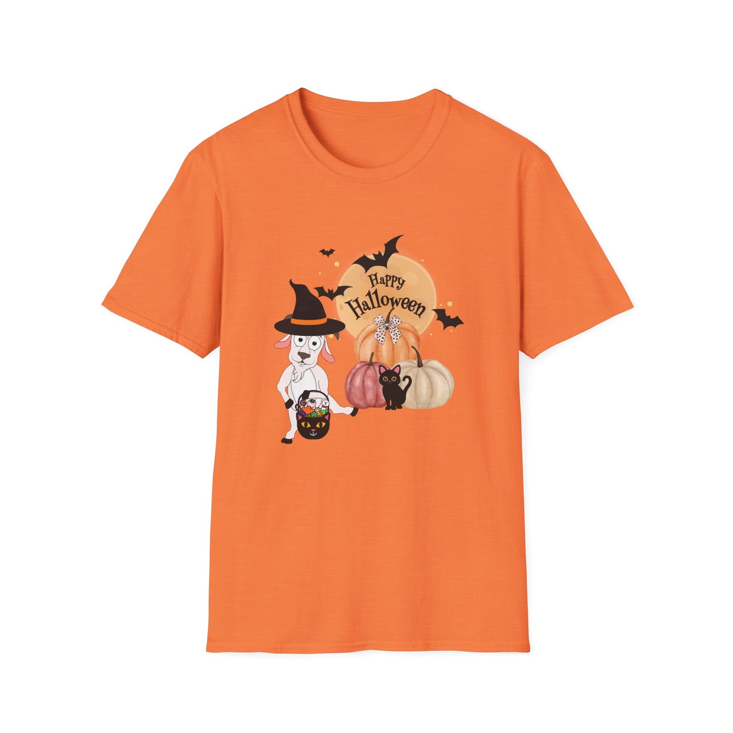 Happy Halloween Kicking Goat T-Shirt