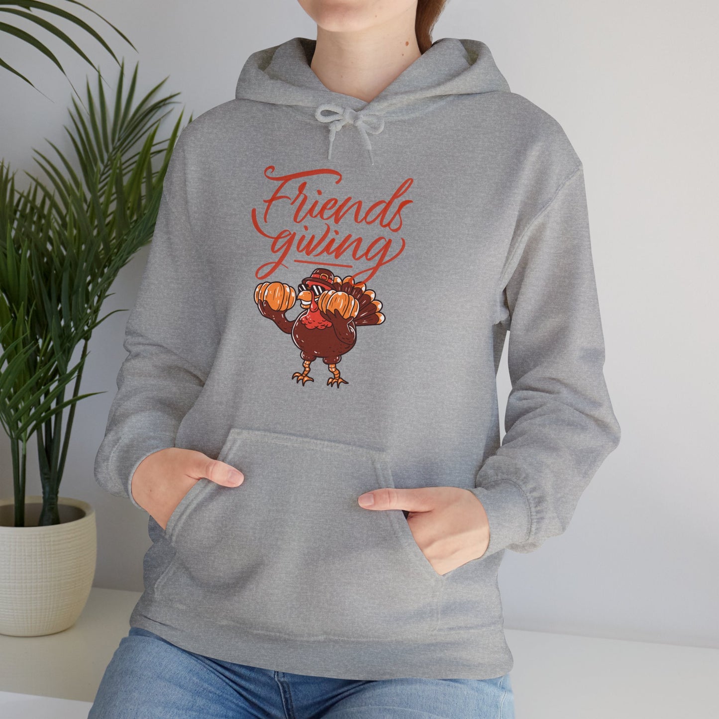 Friendsgiving Turkey Sunglasses Sweatshirt
