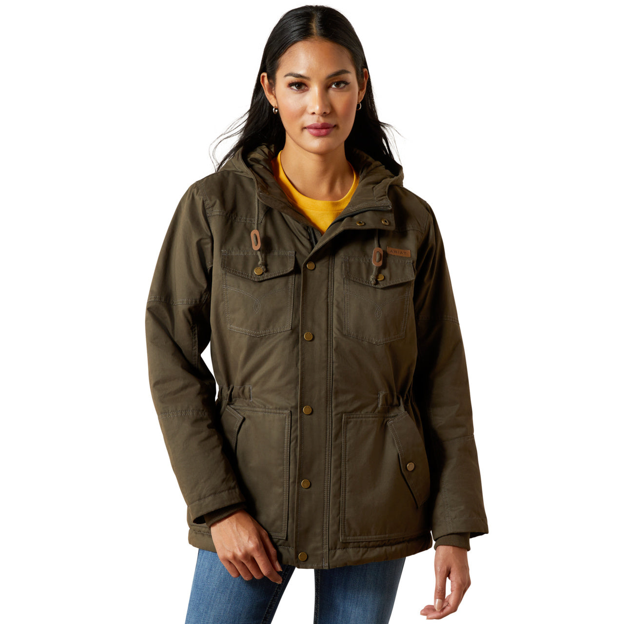 Ariat Women's Earth Western Yoke Grizzly Insulated Parka
