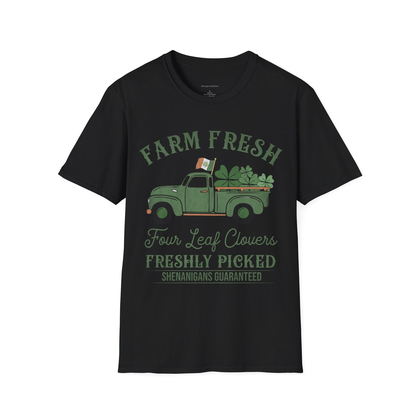 Farm Fresh Four Leaf Clovers Softstyle T-Shirt
