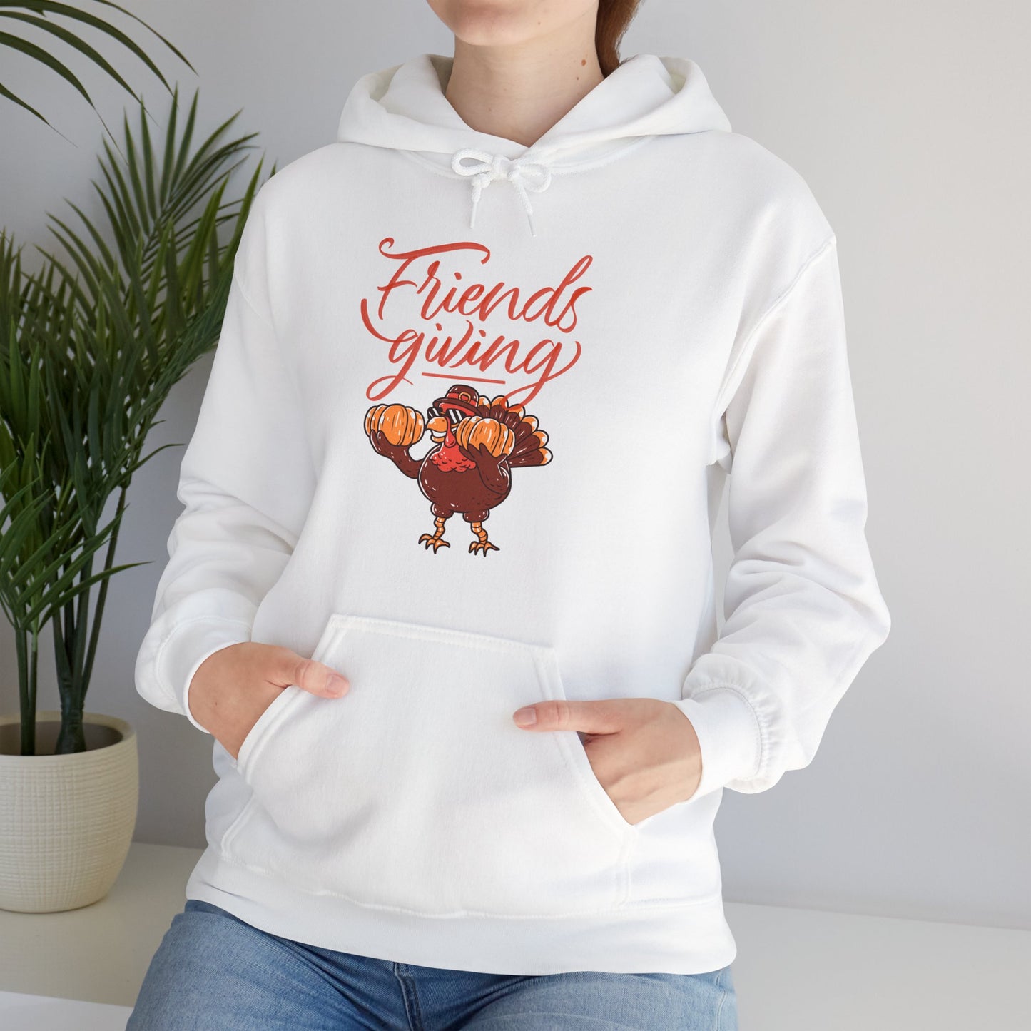 Friendsgiving Turkey Sunglasses Sweatshirt