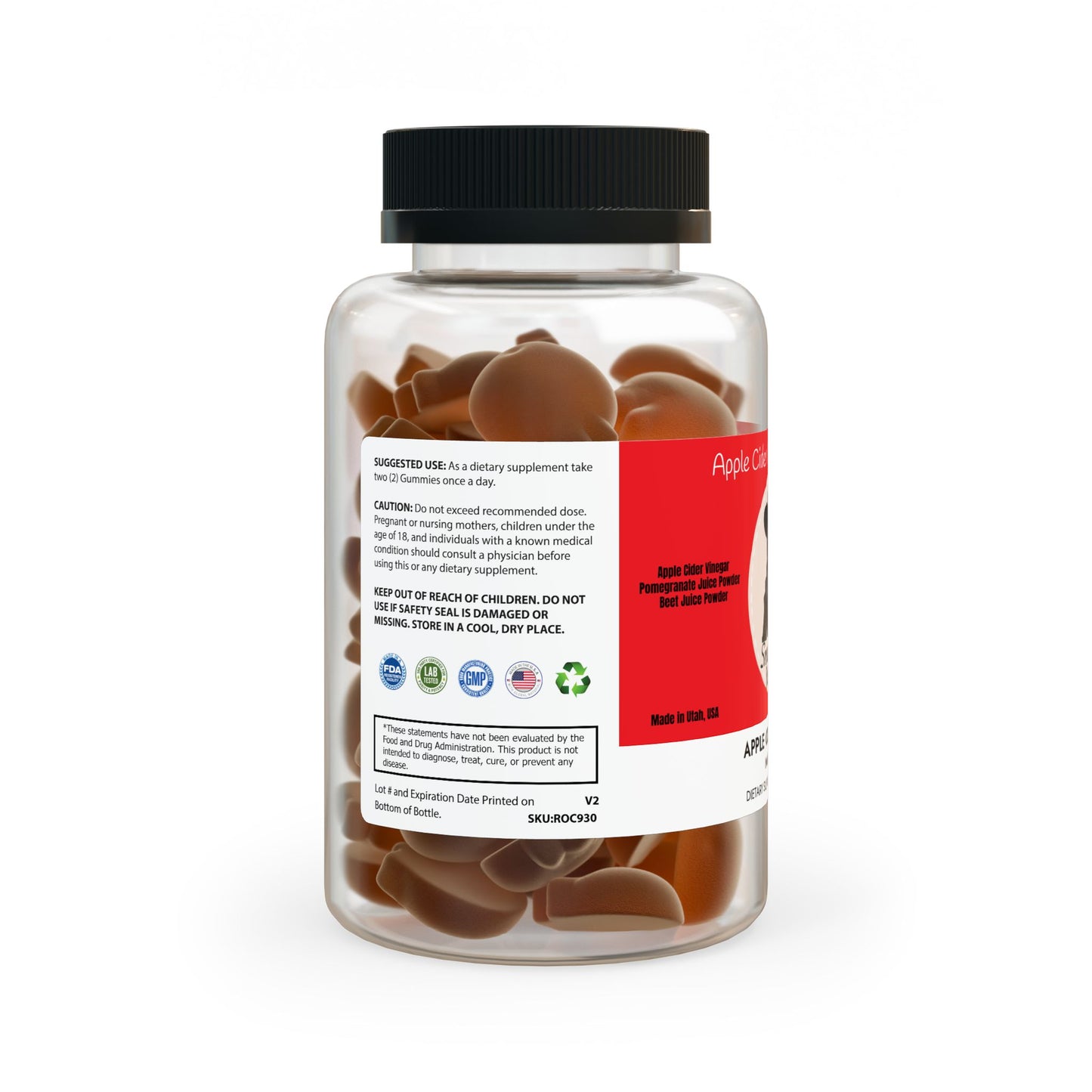 Apple Cider Vinegar Gummies Smorgeous Beauty (60 Gummies)