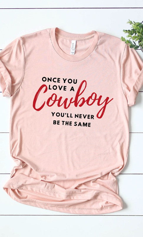 Love A Cowboy Graphic Tee