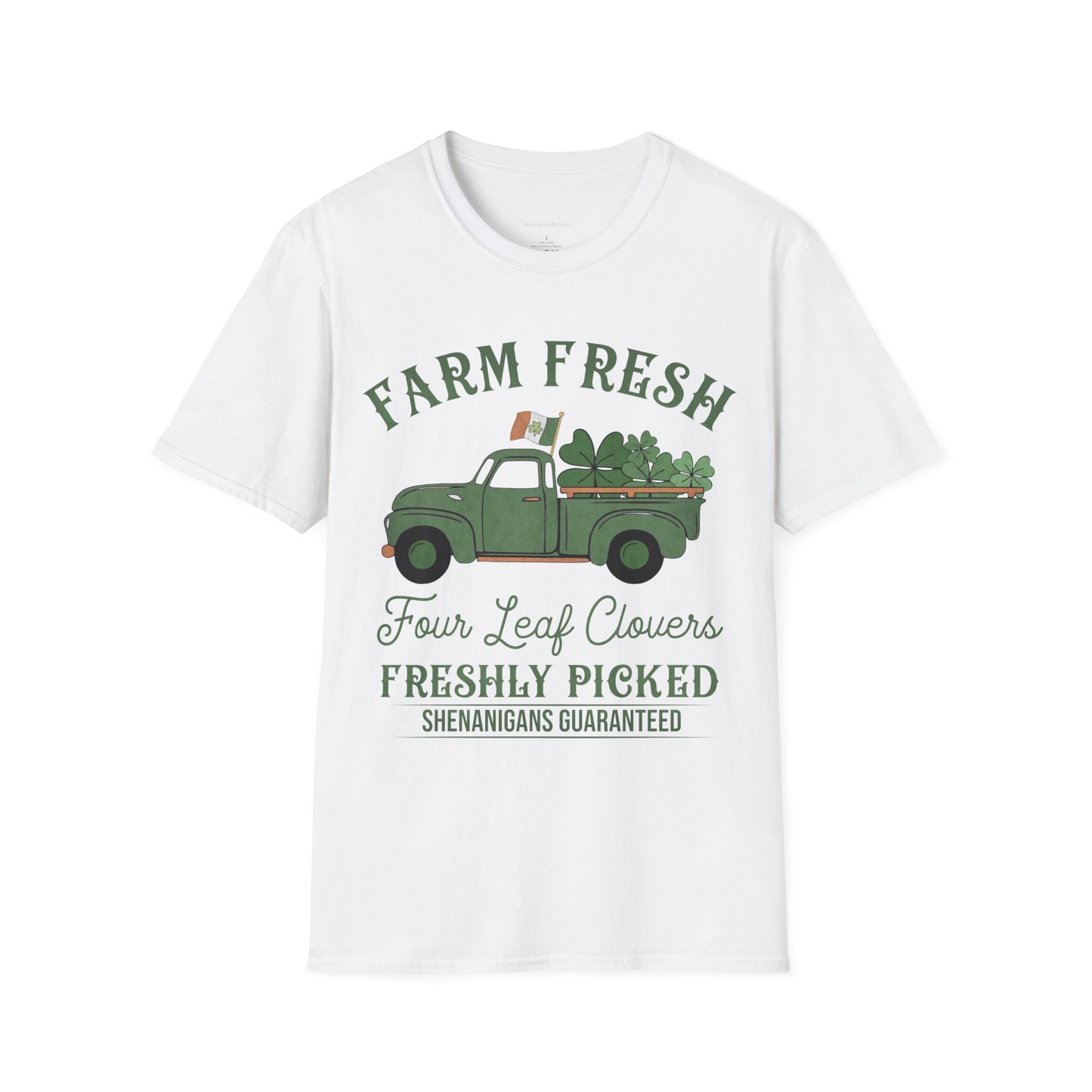 Farm Fresh Four Leaf Clovers Softstyle T-Shirt