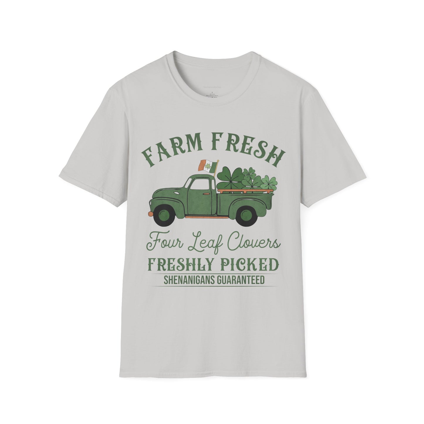 Farm Fresh Four Leaf Clovers Softstyle T-Shirt