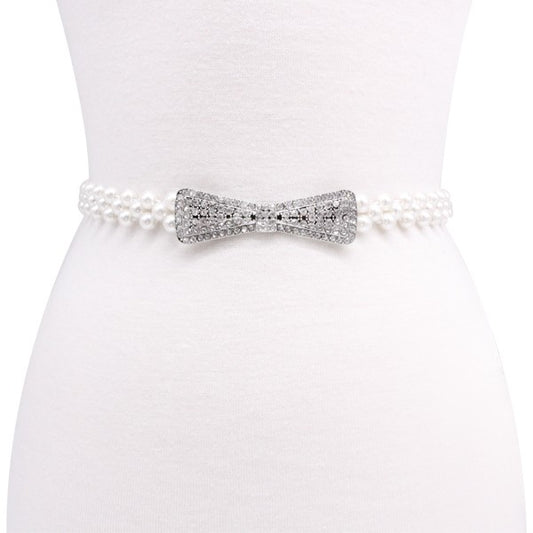 Pearl Fashion Belt-Elastic