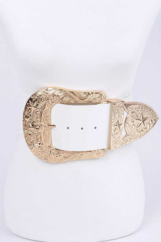 Patent Leather Statement Oversize Belt