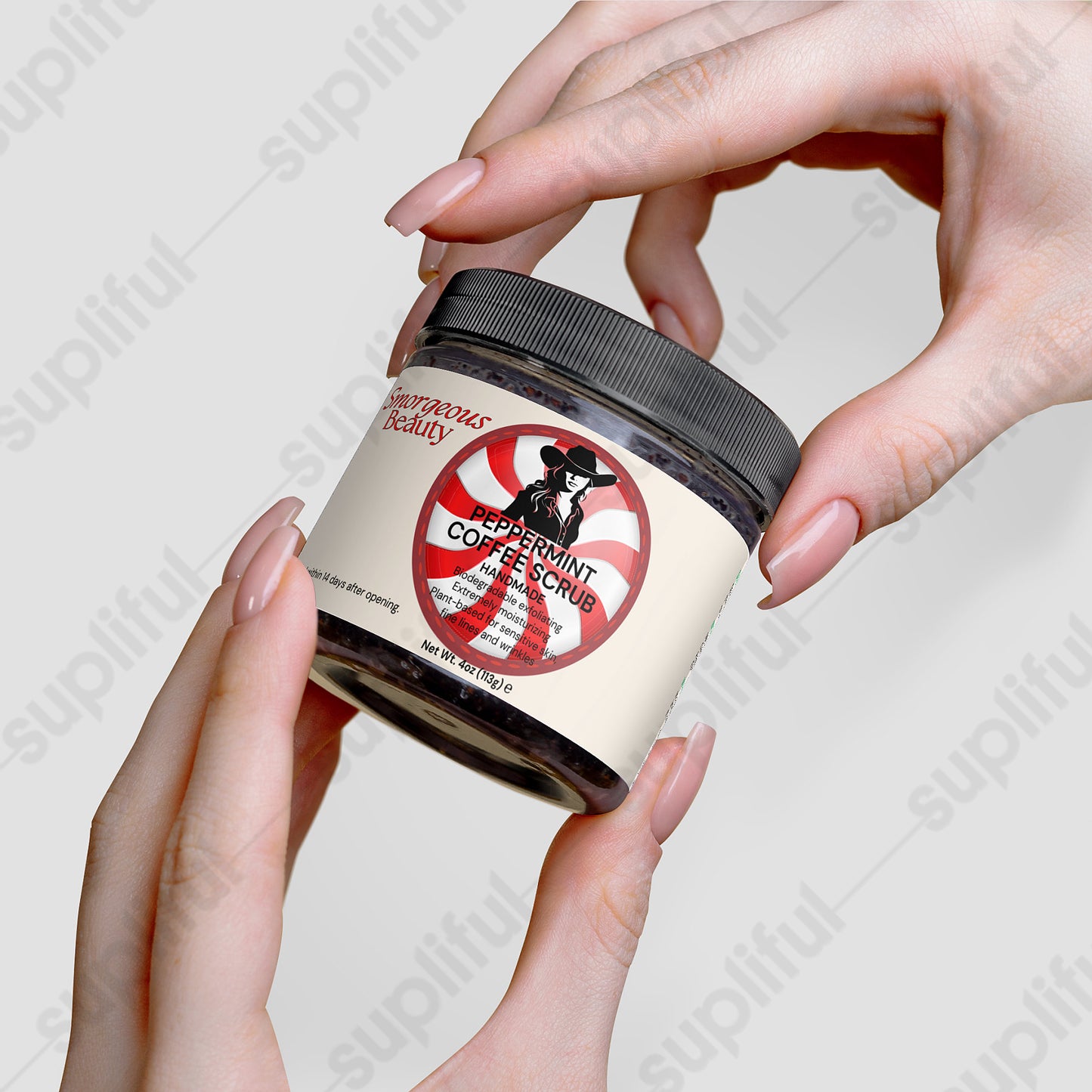 Peppermint Coffee Scrub