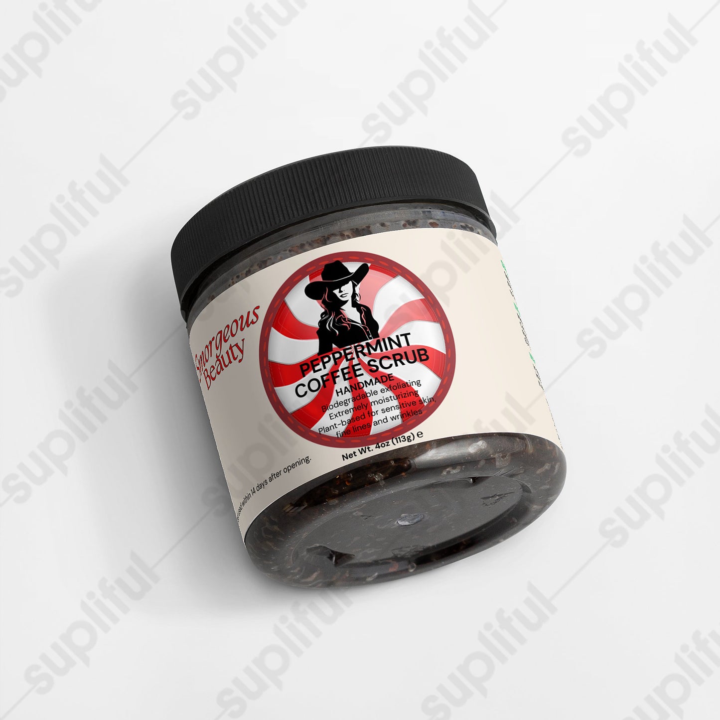 Peppermint Coffee Scrub
