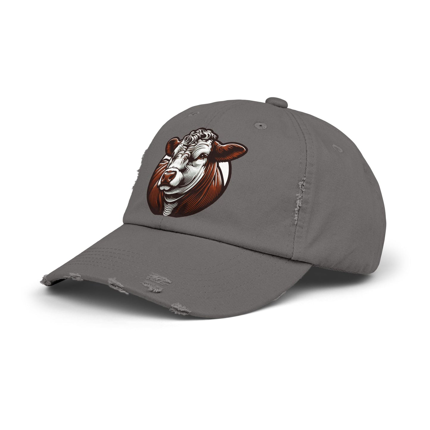 Hereford, Eat Beef, Unisex Distressed Cap, Beef Lovers, Support Ranchers