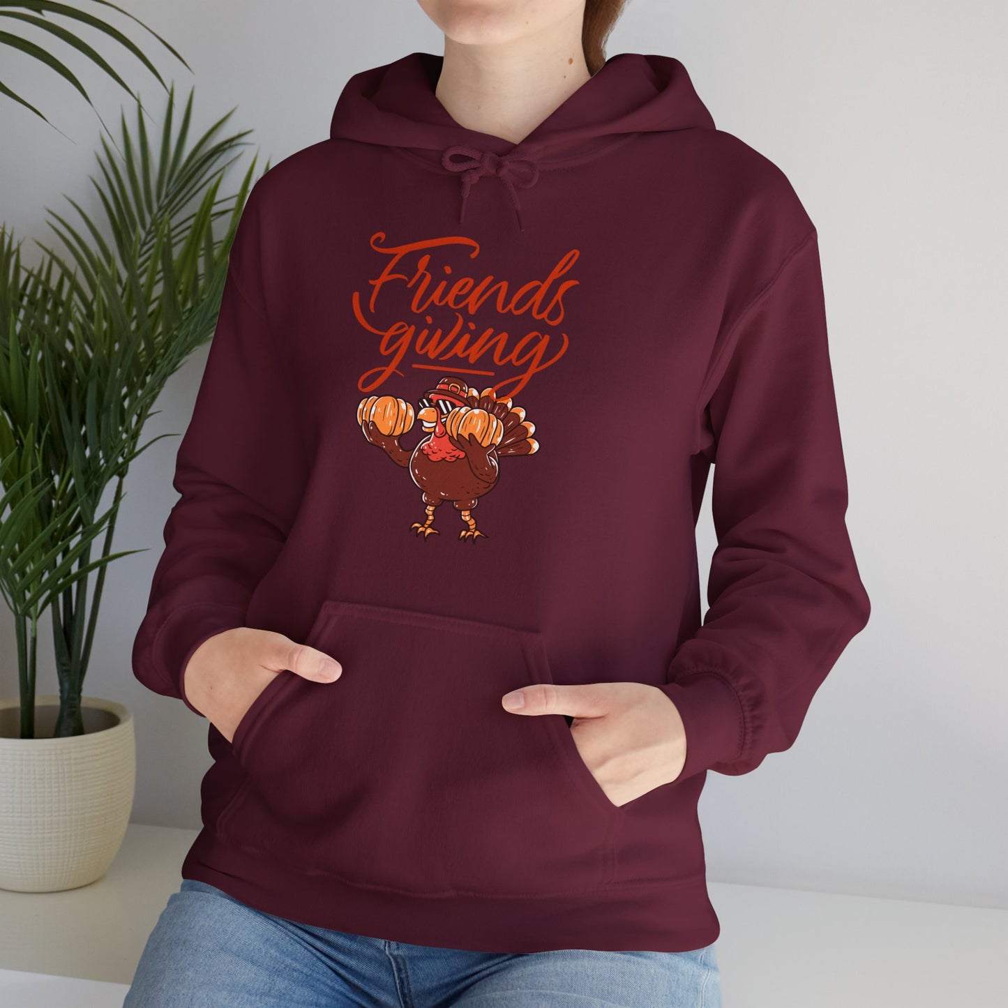 Friendsgiving Turkey Sunglasses Sweatshirt
