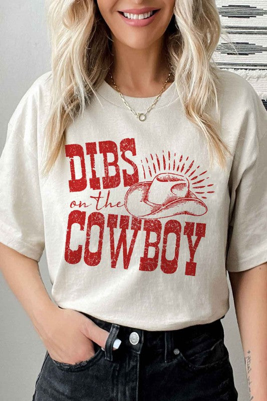 DIBS ON THE COWBOY GRAPHIC TEE / T-SHIRT