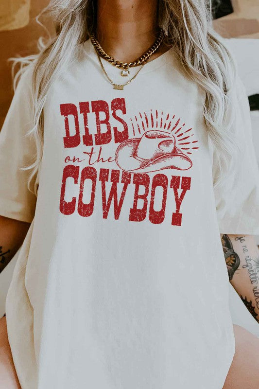 DIBS ON THE COWBOY GRAPHIC TEE / T-SHIRT