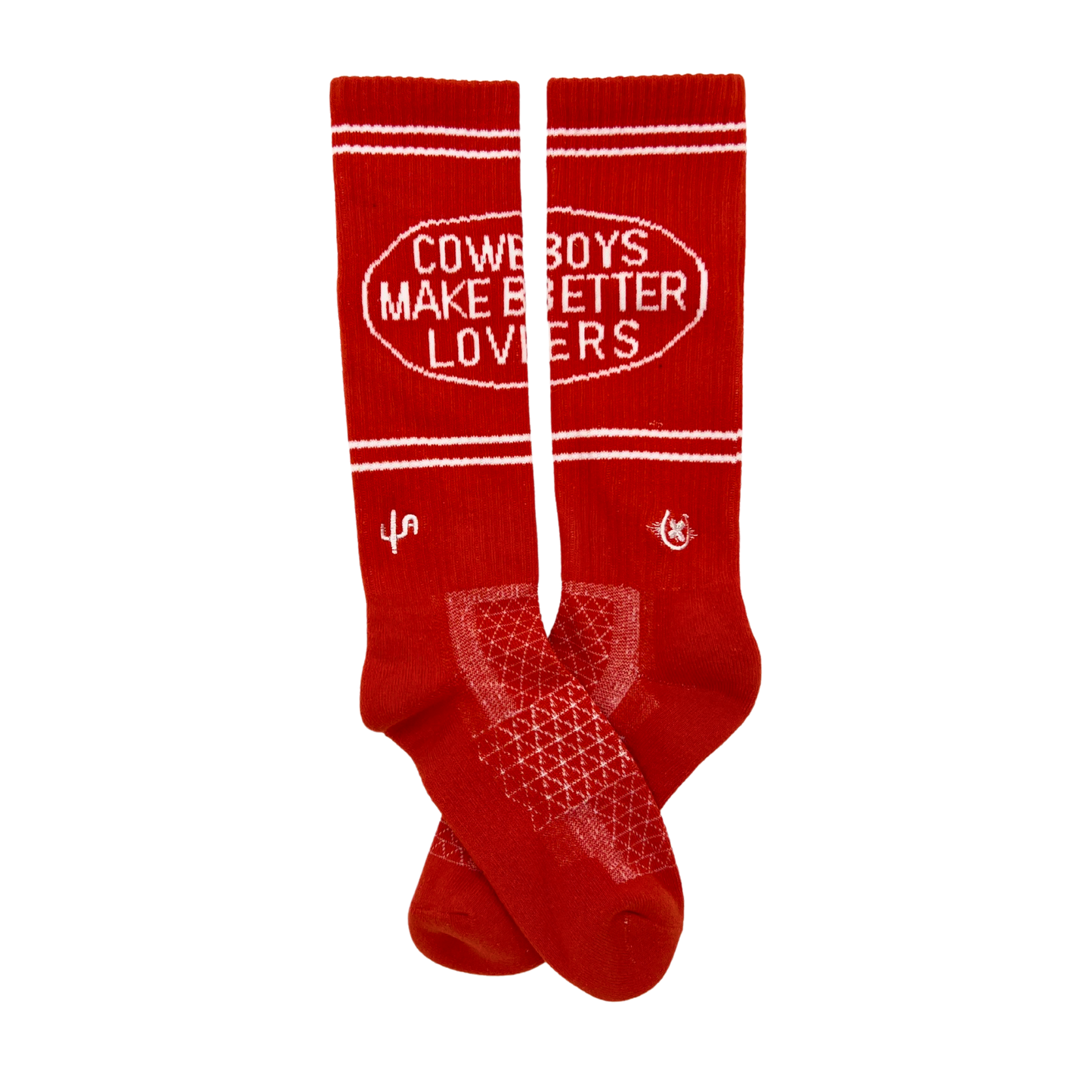 Cactus Alley-Cowboys Lover Red Performance Boot Socks