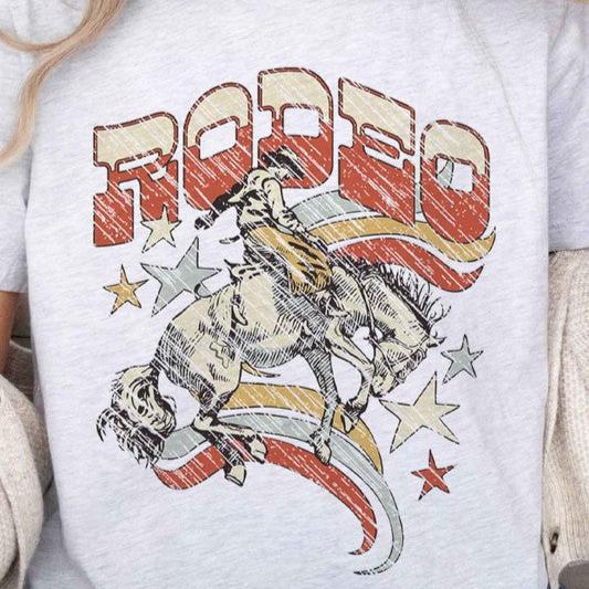 WESTERN RODEO COUNTRY OVERSIZED GRAPHIC TEE