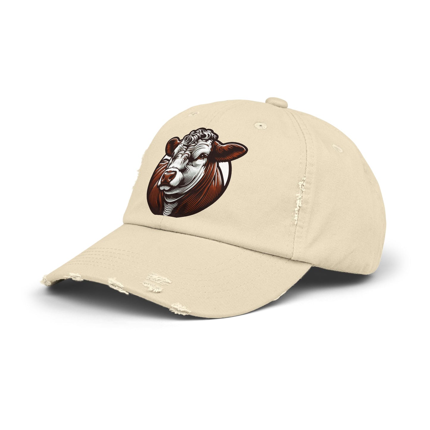 Hereford, Eat Beef, Unisex Distressed Cap, Beef Lovers, Support Ranchers