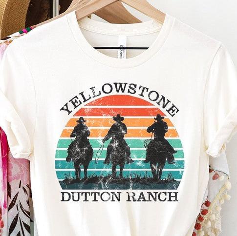 Yellowstone Dutton Ranch PLUS Western Graphic Tee