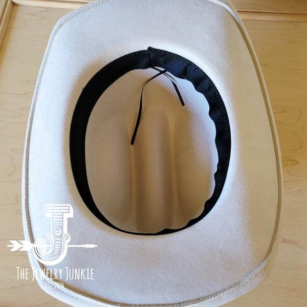 Tan Hide Western Leather Band Choice Hat
