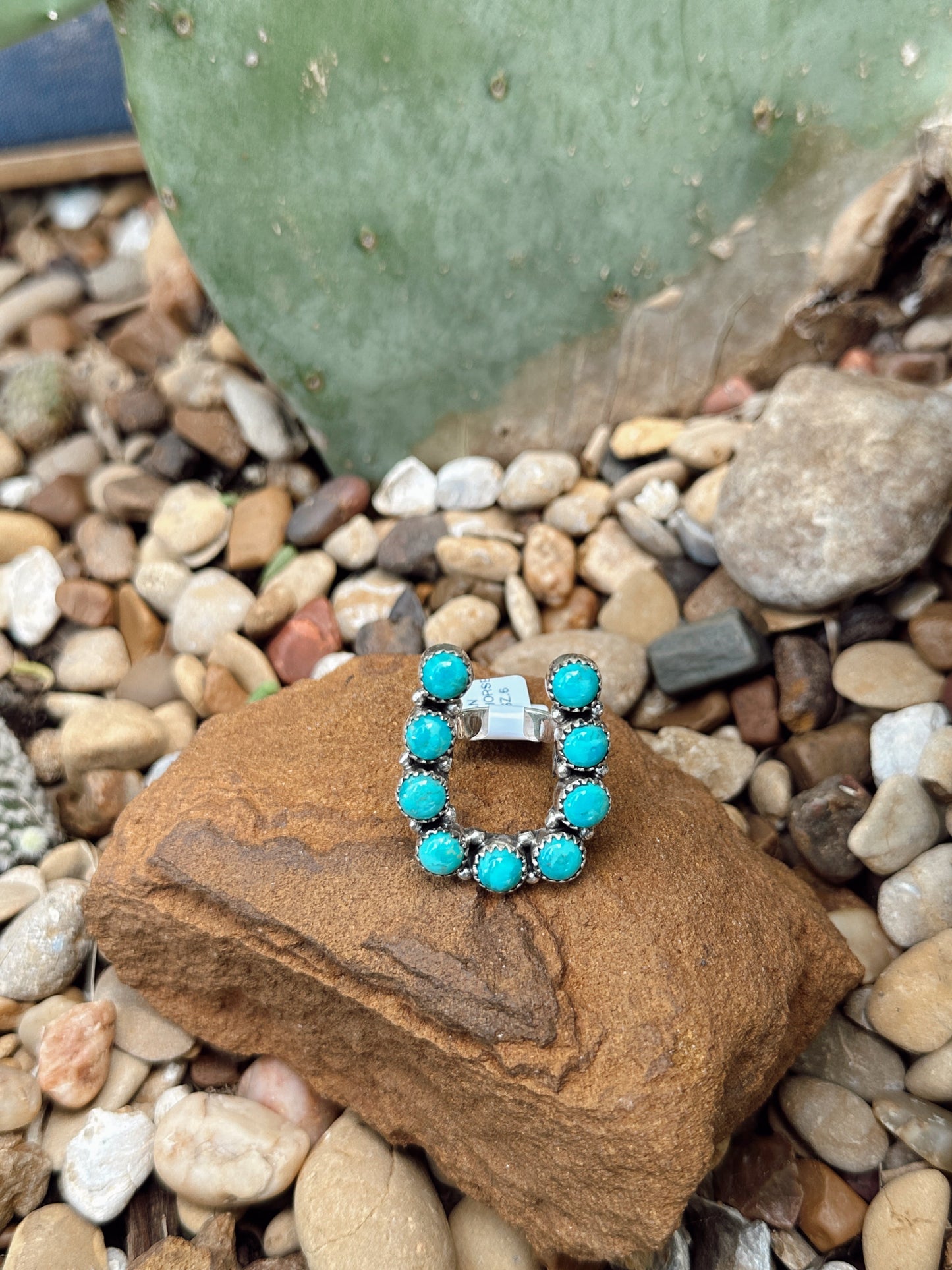 The Horseshoe Kingman Turquoise Ring