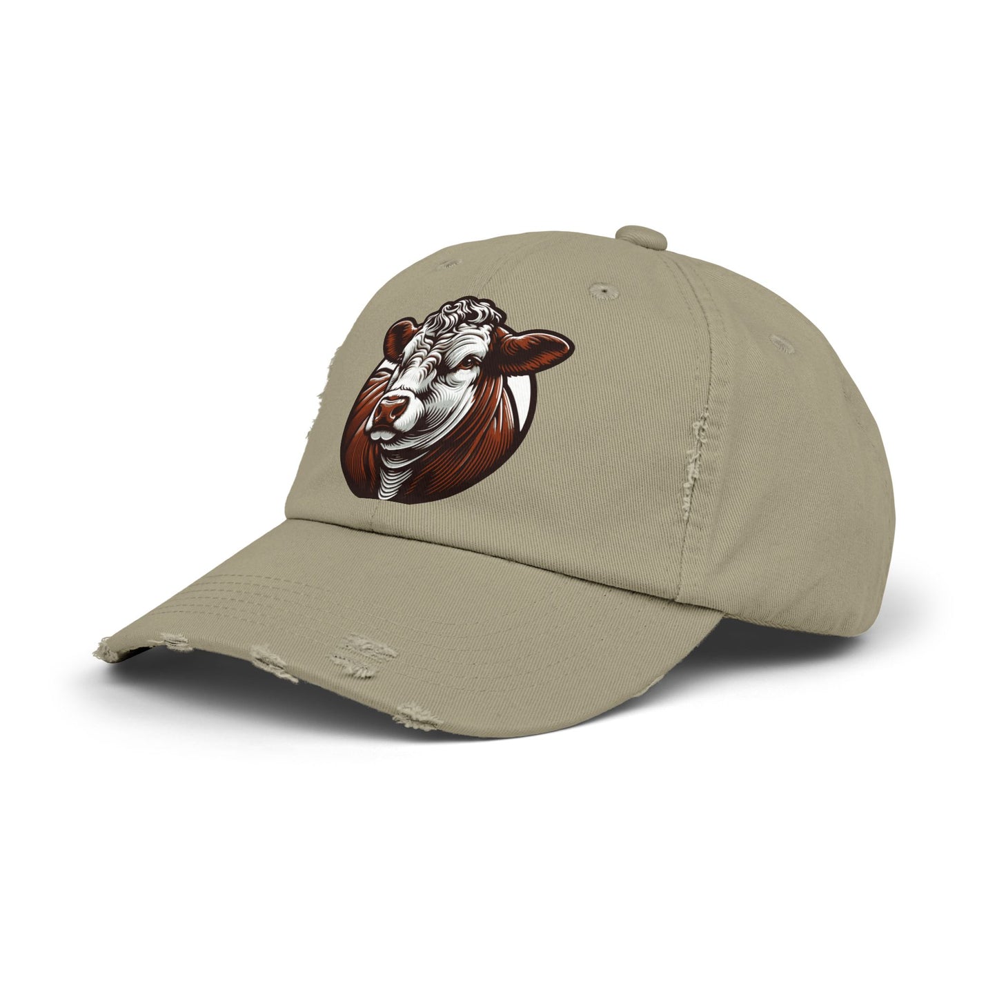 Hereford, Eat Beef, Unisex Distressed Cap, Beef Lovers, Support Ranchers
