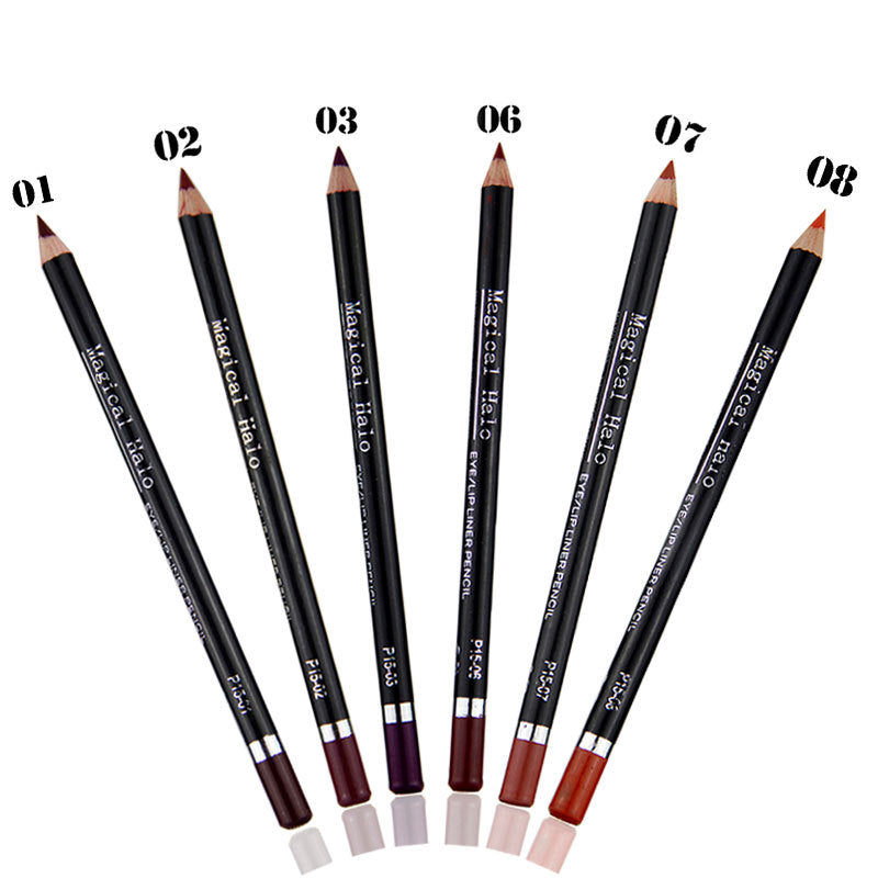 Makeup MH12 Color Mixed Waterproof Lip Liner Lip Nude Lip Pencil Lipstick Pen Set of 12