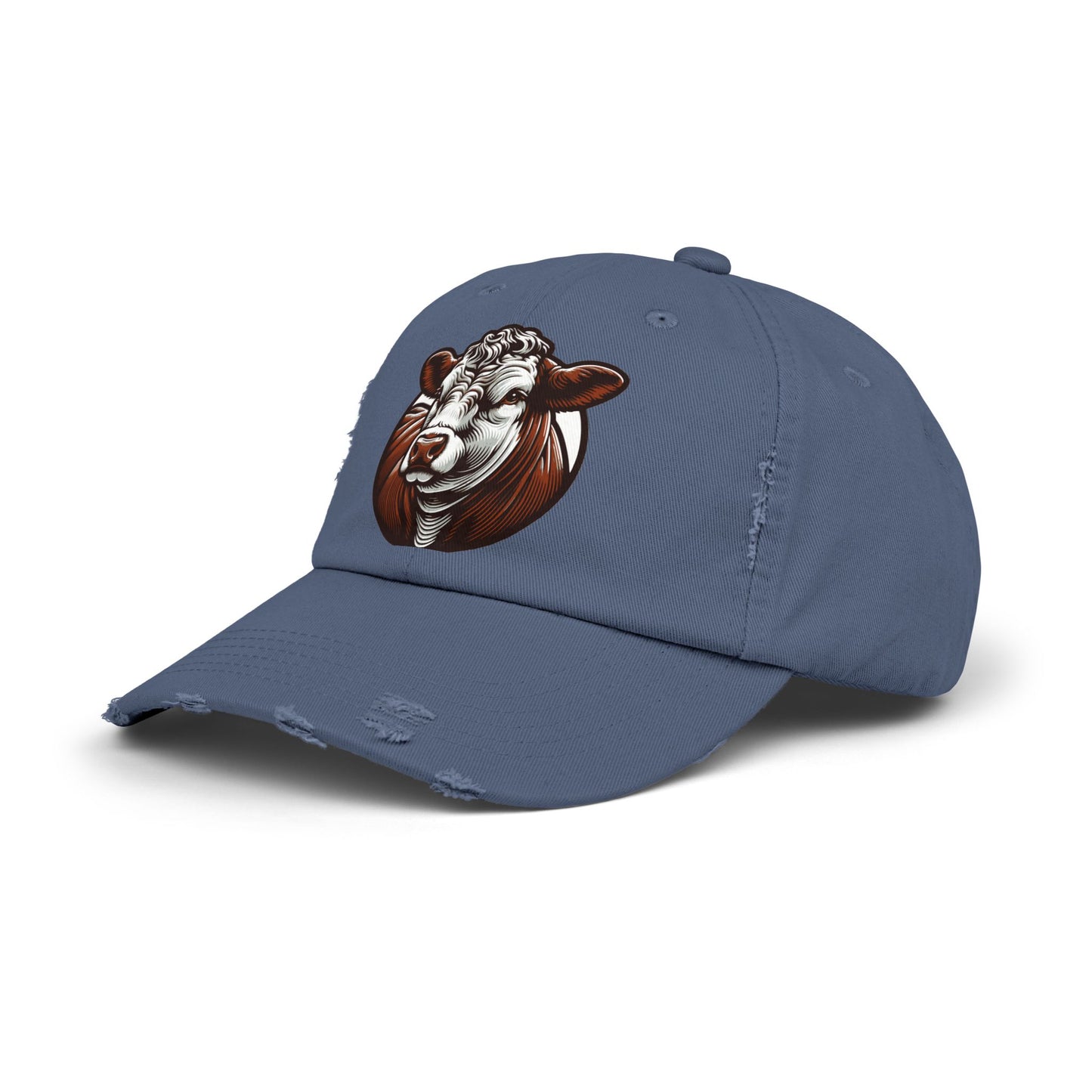 Hereford, Eat Beef, Unisex Distressed Cap, Beef Lovers, Support Ranchers