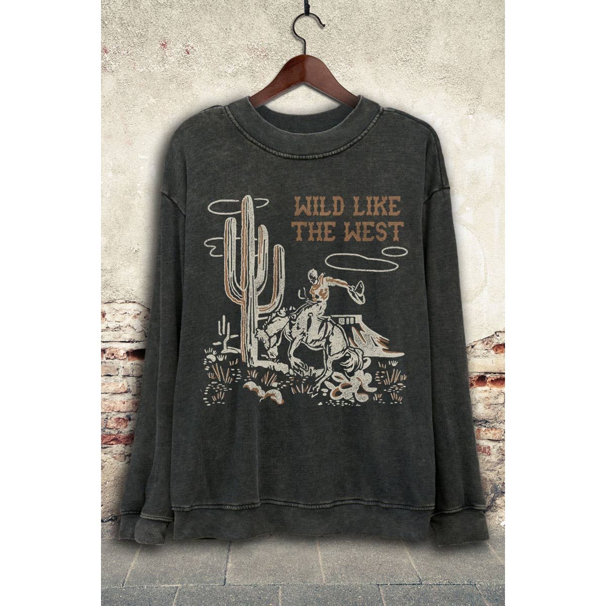 WILD LIKE THE WEST MINERAL GRAPHIC SWEATSHIRT