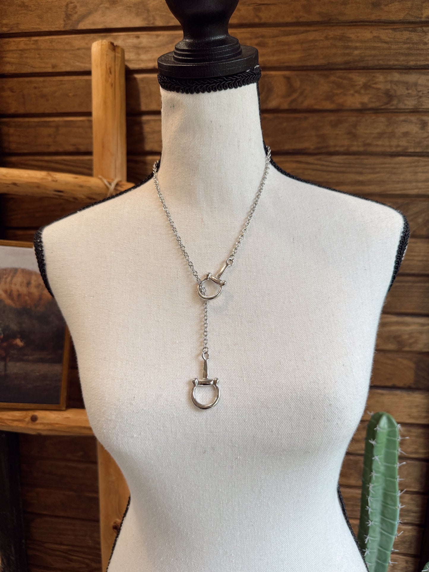 The Giddy Up Necklace - Silver