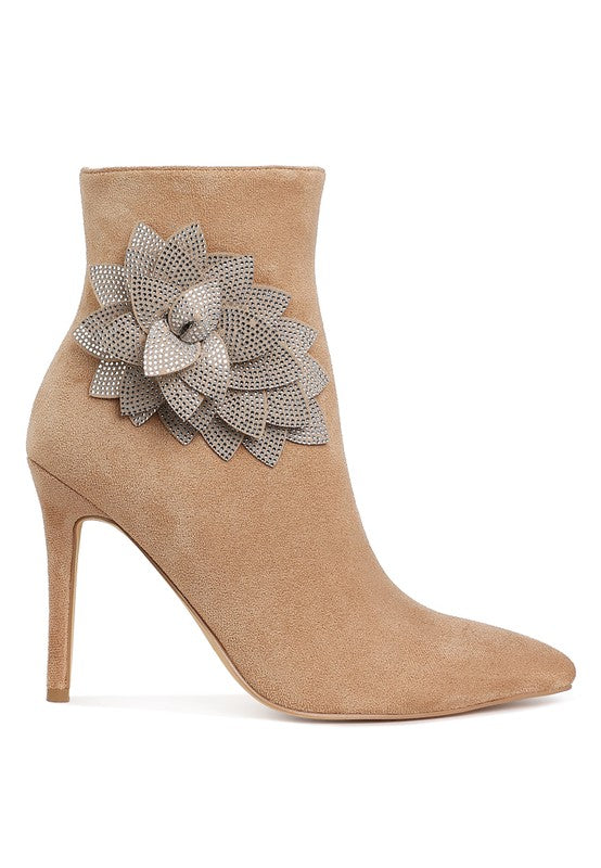 Yarrow Rhinestones Petal Boots