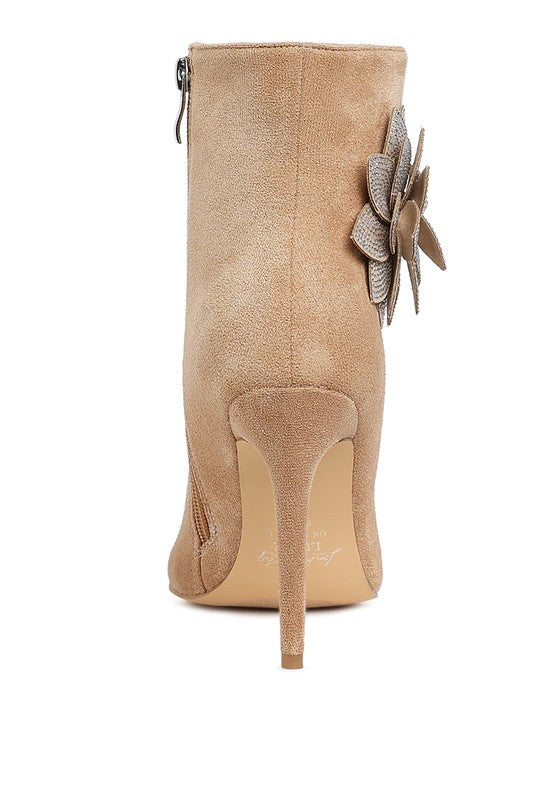 Yarrow Rhinestones Petal Boots