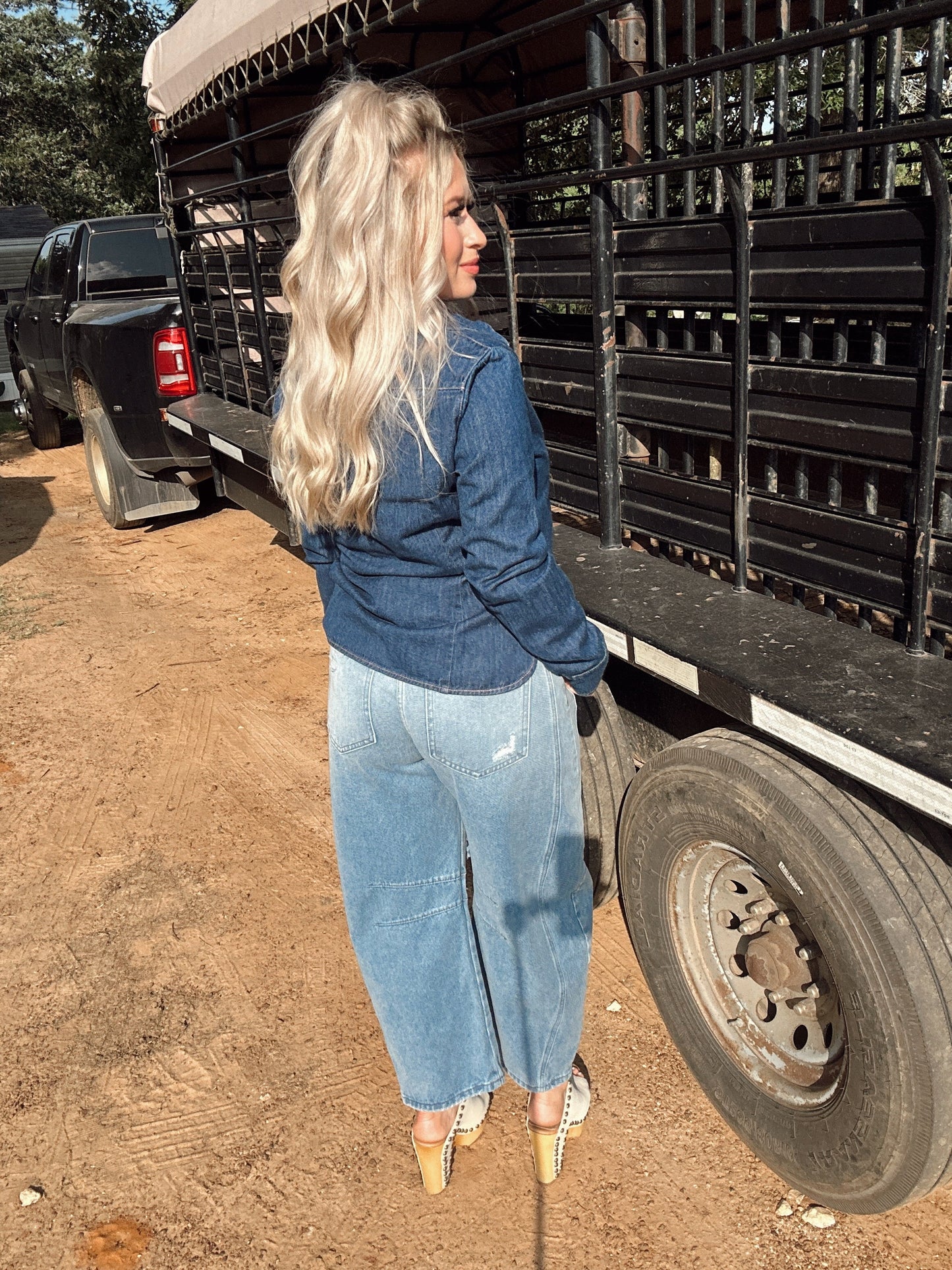 The Judy Denim Button Down