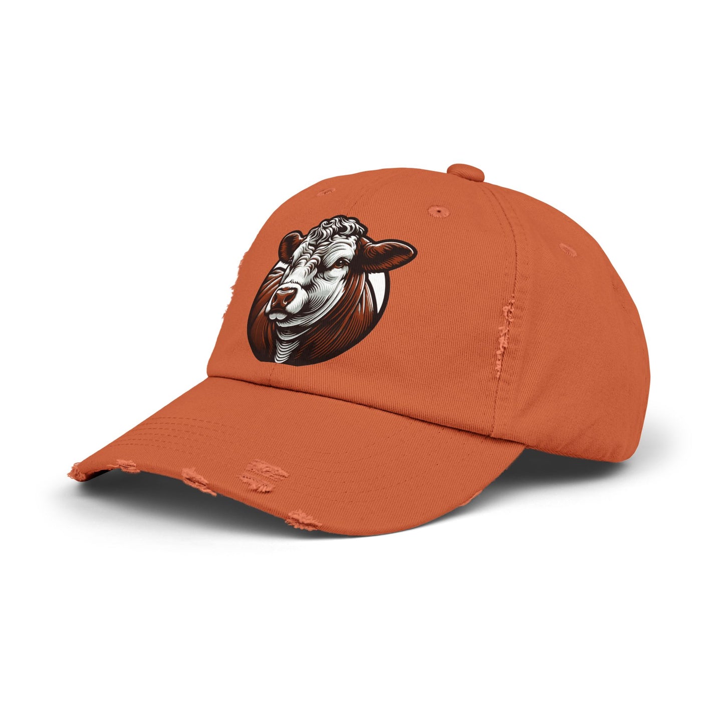 Hereford, Eat Beef, Unisex Distressed Cap, Beef Lovers, Support Ranchers