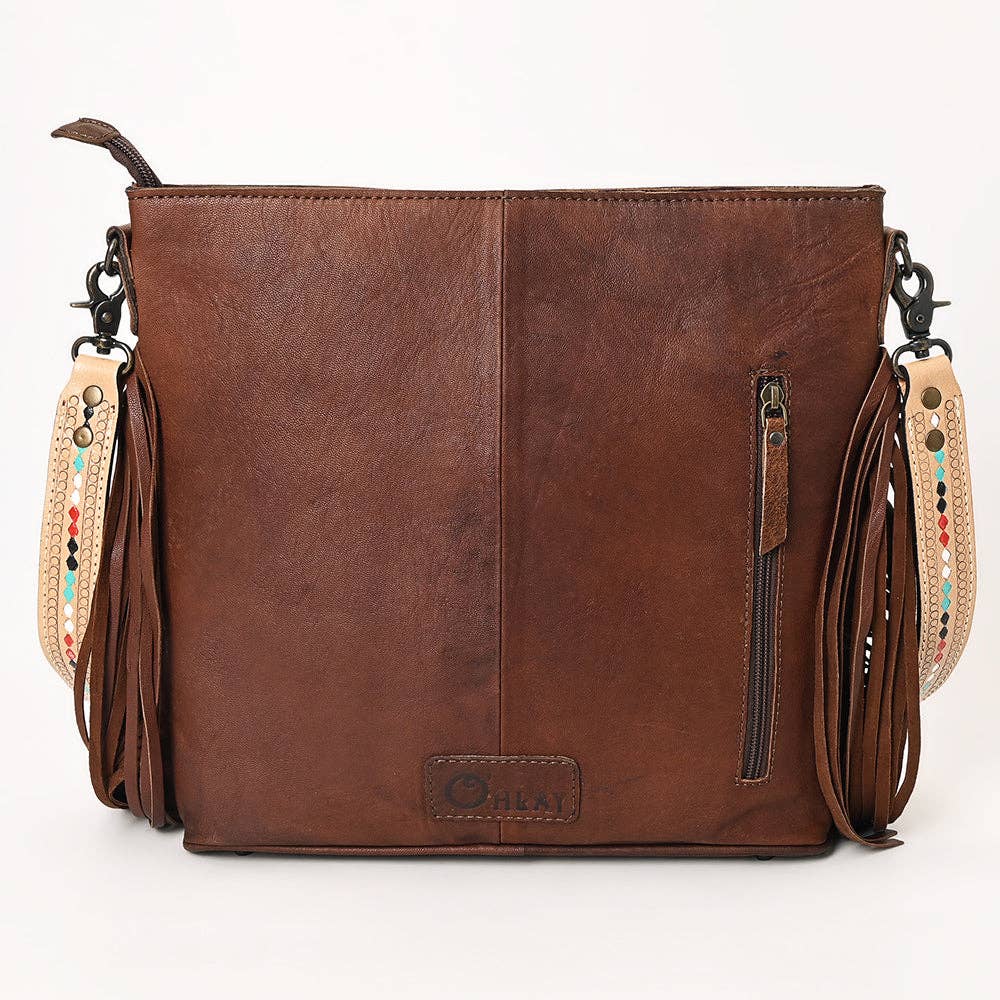 OHG123 Crossbody Genuine Leather women bag western Bag