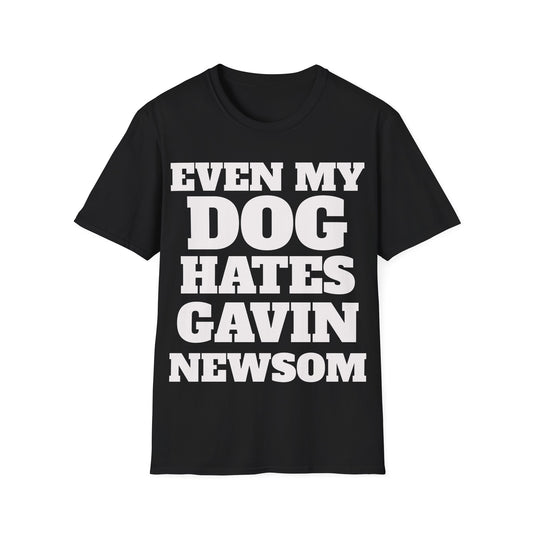 Funny Political Dog T-Shirt, Unisex Tee for Dog Lovers, Humorous Gift, Casual Wear, Political Humor Apparel