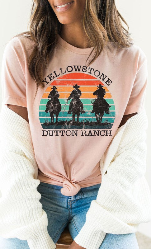 Yellowstone Dutton Ranch PLUS Western Graphic Tee