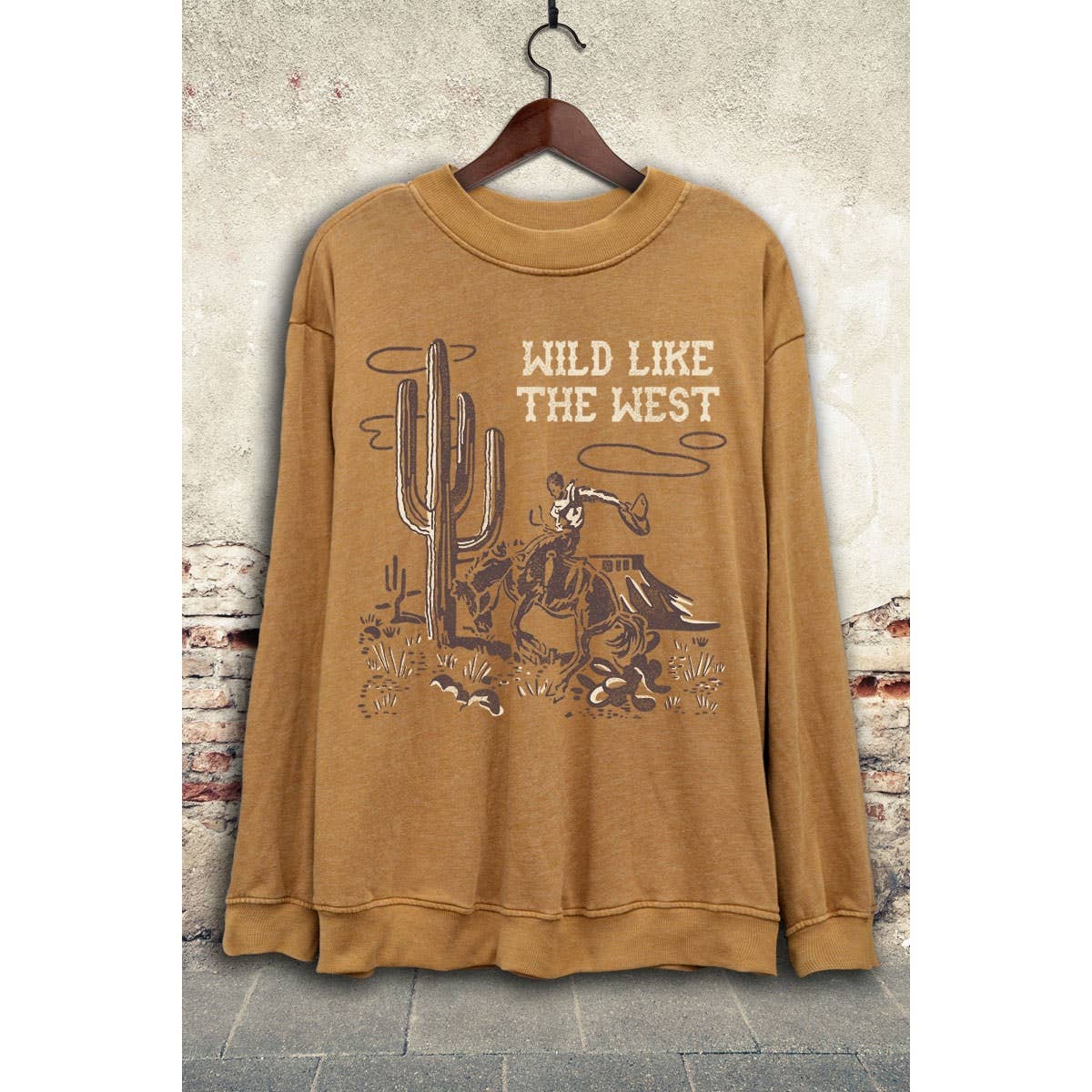 WILD LIKE THE WEST MINERAL GRAPHIC SWEATSHIRT
