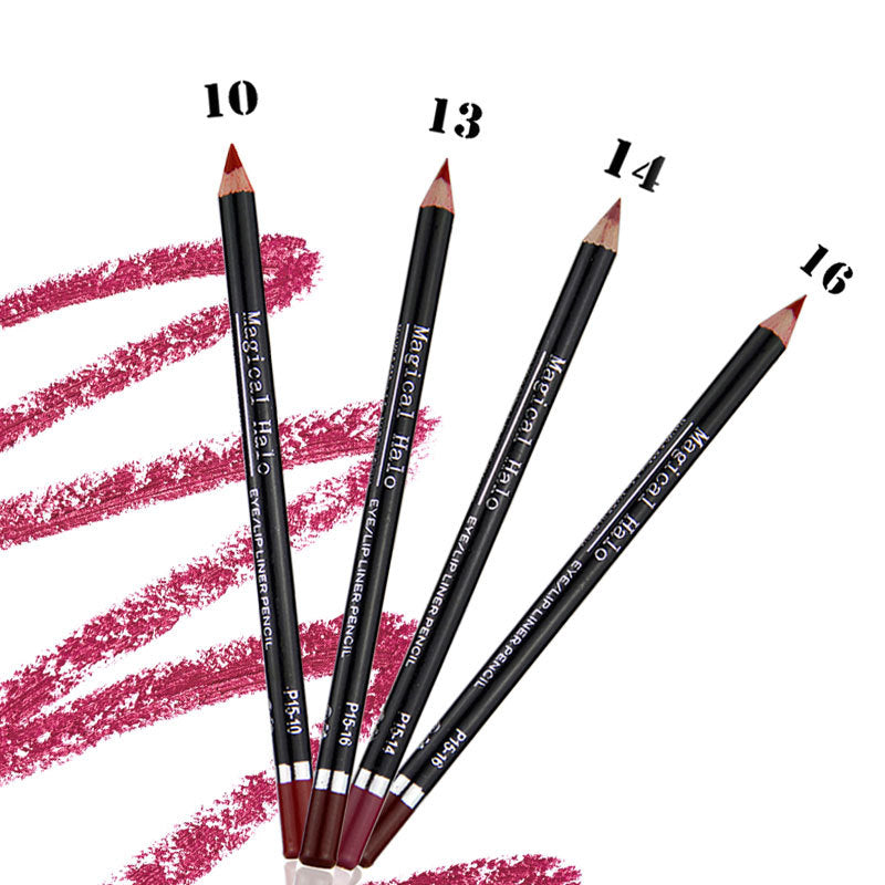 Makeup MH12 Color Mixed Waterproof Lip Liner Lip Nude Lip Pencil Lipstick Pen Set of 12