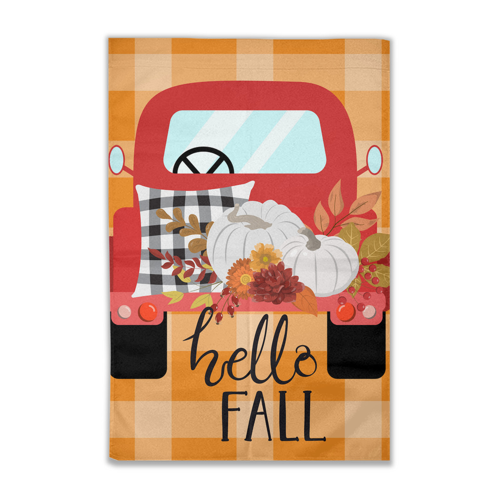 Hello Fall Yard Flags