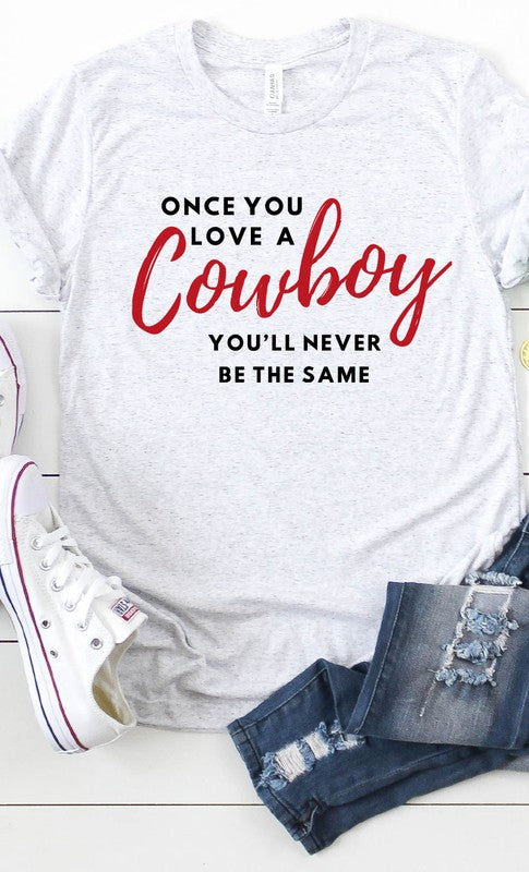 Love A Cowboy Graphic Tee