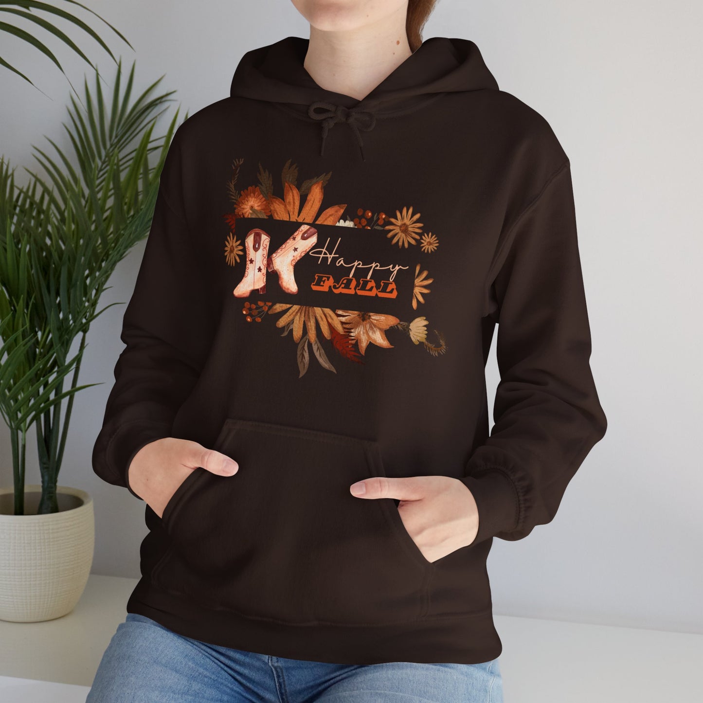 Cowboy Boots Fall Unisex Hoodie