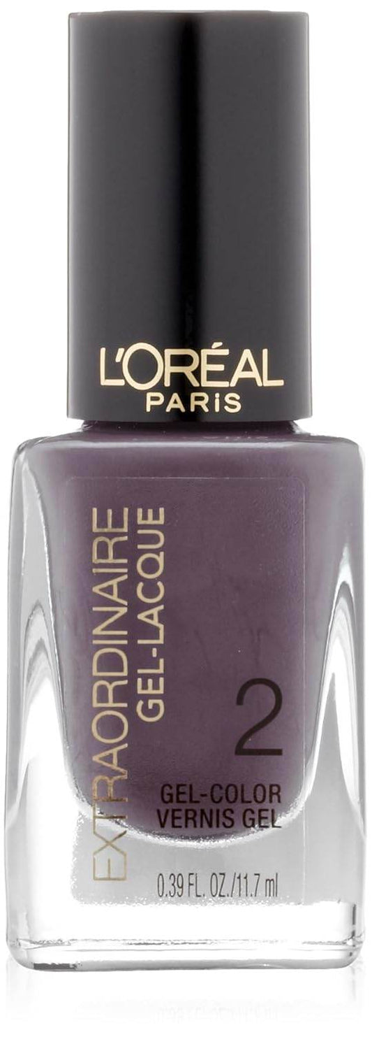 L’Oréal Paris Extraordinaire Gel-Lacque 1-2-3 Nail Color, 717 Vintage Vinyl, 0.39 Fluid Ounce
