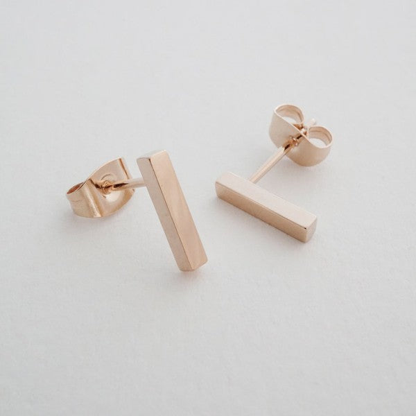 Mini Drop Bar Earrings