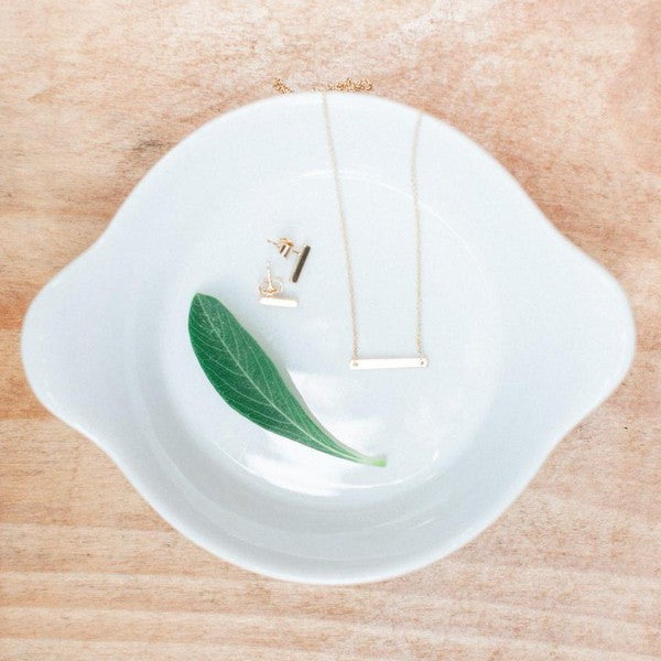 Mini Drop Bar Earrings