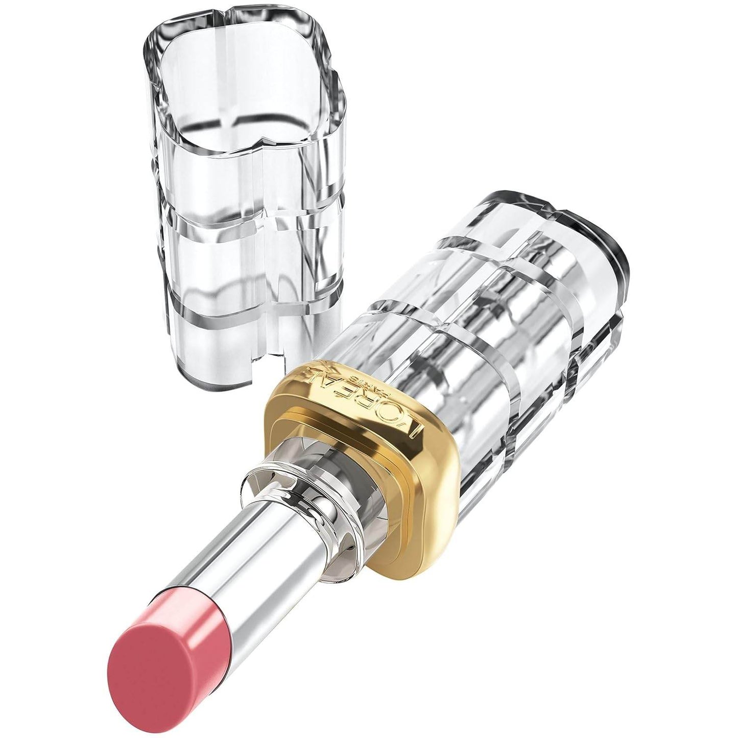 L'Oreal Paris Makeup Colour Riche Shine Lipstick, 906 Burnished Blush, 0.1 oz.