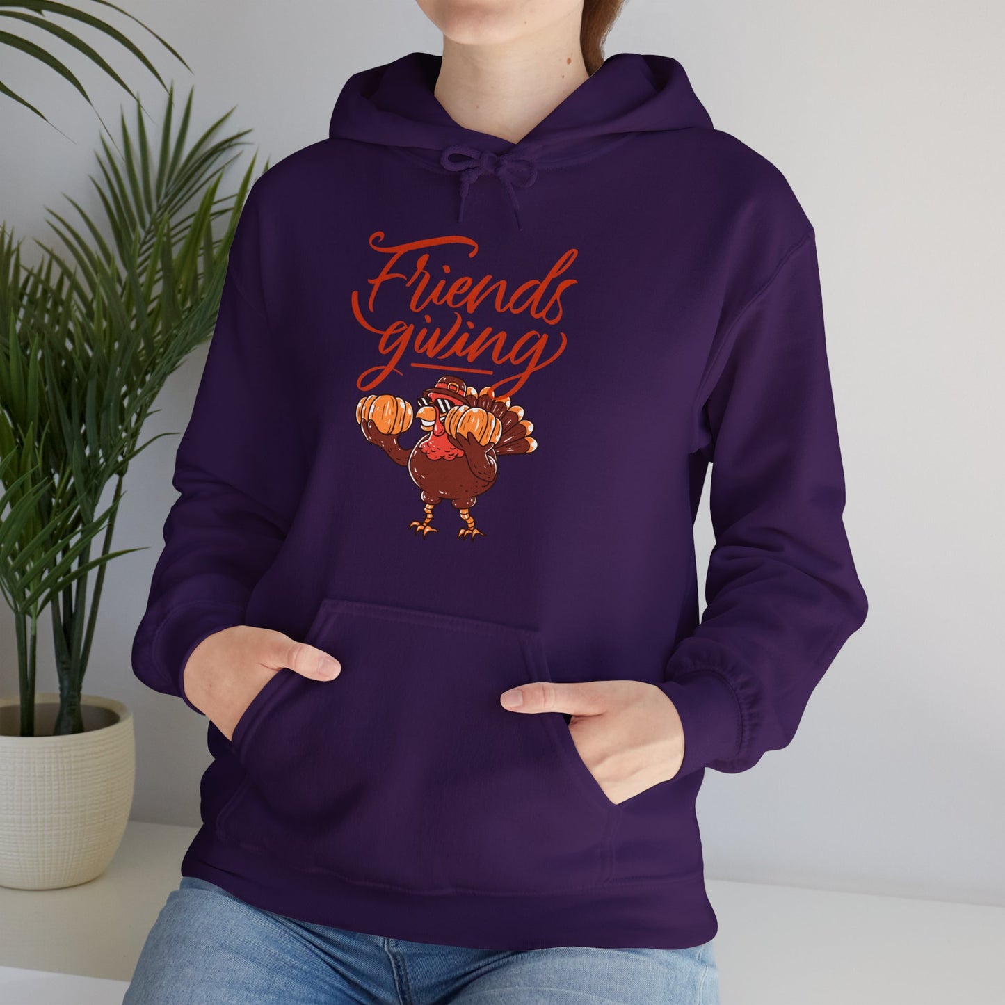 Friendsgiving Turkey Sunglasses Sweatshirt