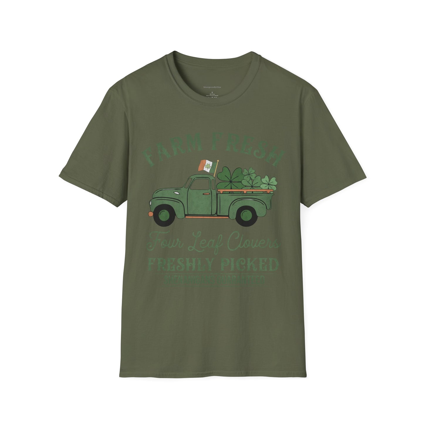 Farm Fresh Four Leaf Clovers Softstyle T-Shirt