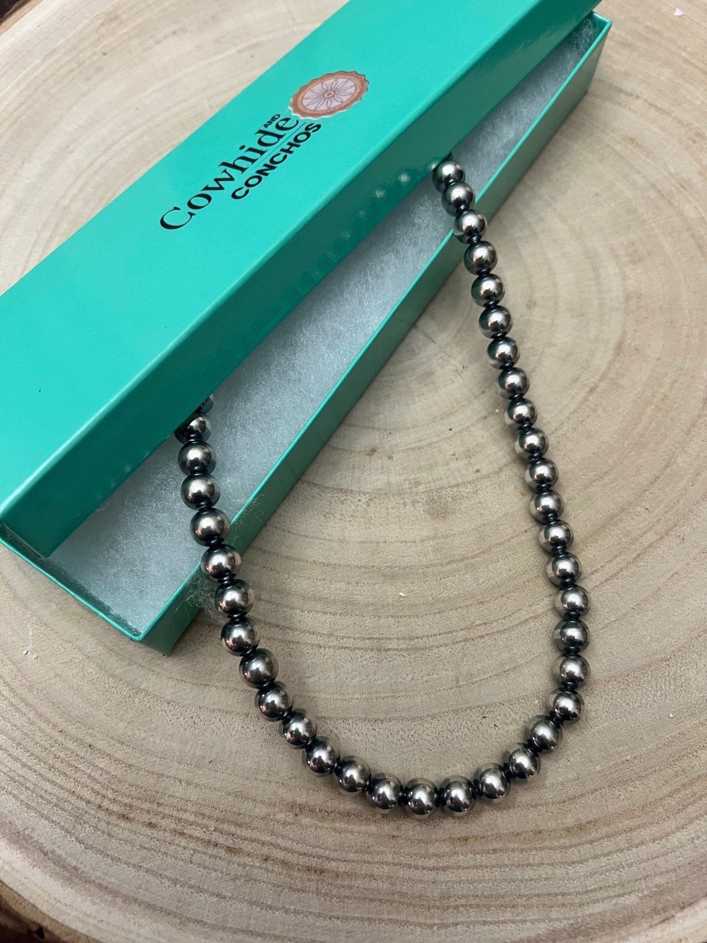 8mm Sterling Pearl Necklace - 18 inch - The Classic pearl necklace